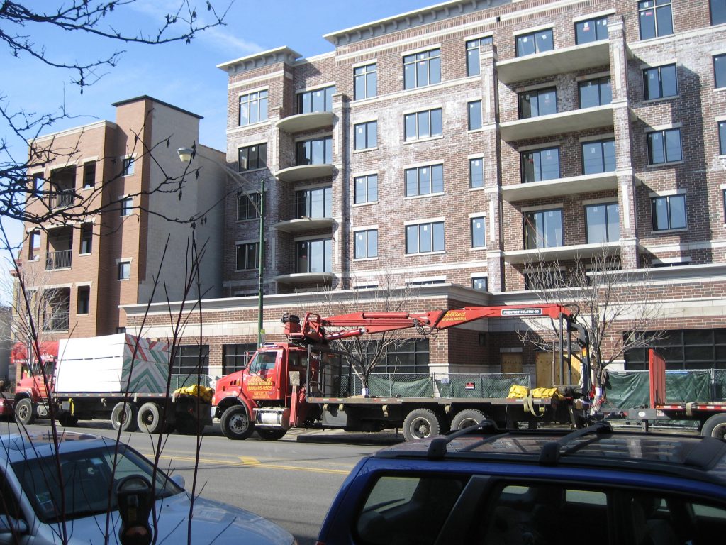 Condo building being built